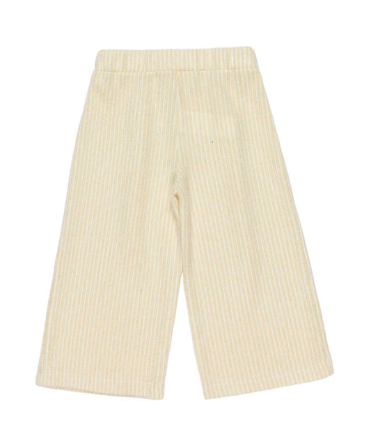Girl Ribbed Knit Culotte Pants Butter / 7Y