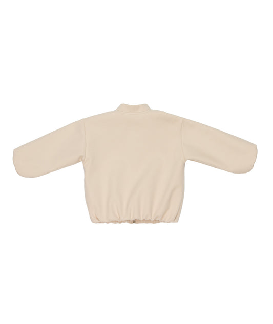 Girl Zip-Up Jacket with Flap Pockets Black / 8Y