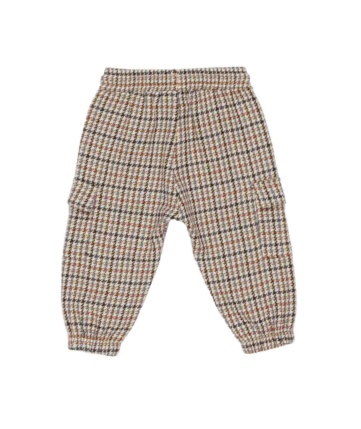 Houndstooth Cargo Pants Camel Pied De Poule / 9M