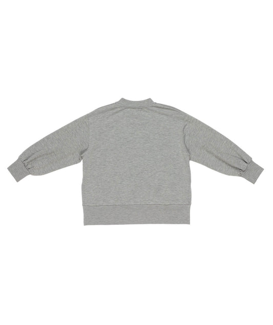 Sweatshirt with Crest Patch White / 8Y