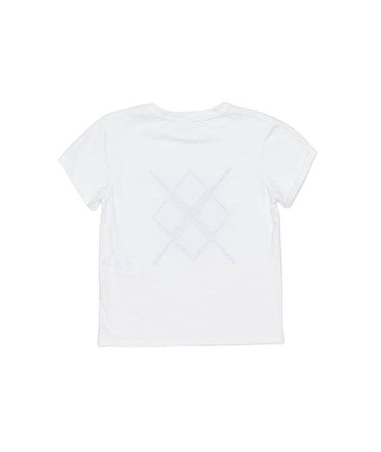 Sequin Diamond Graphic T-Shirt White / 8Y