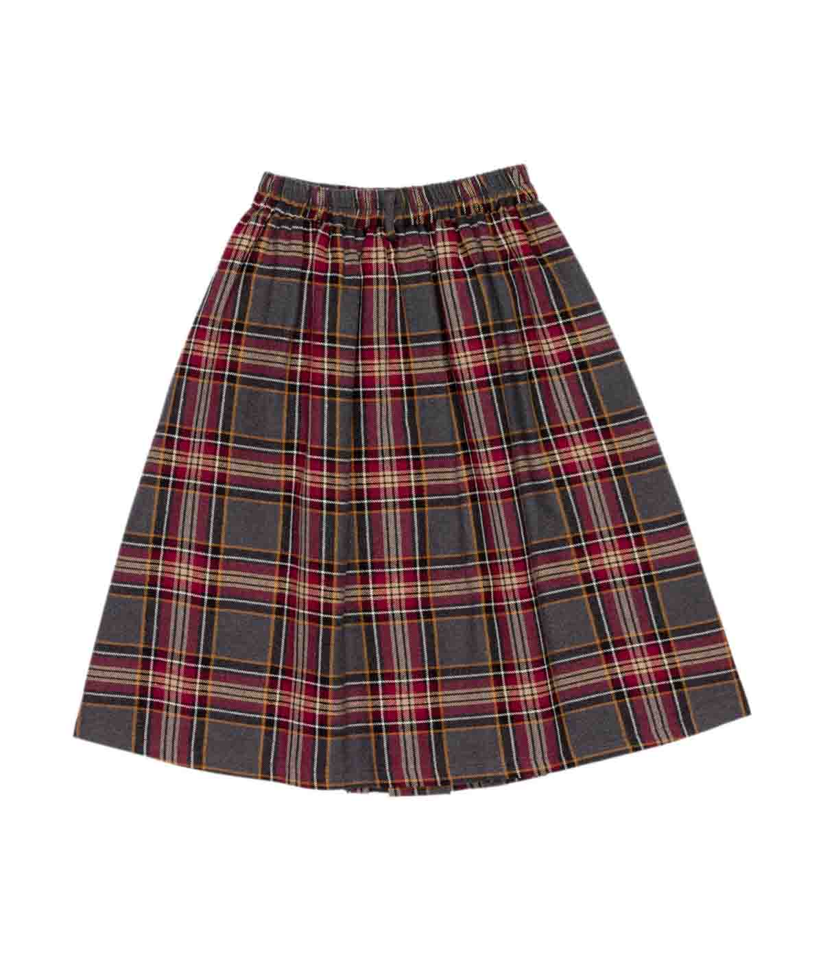Classic Plaid Pleated Skirt Brown / 8Y