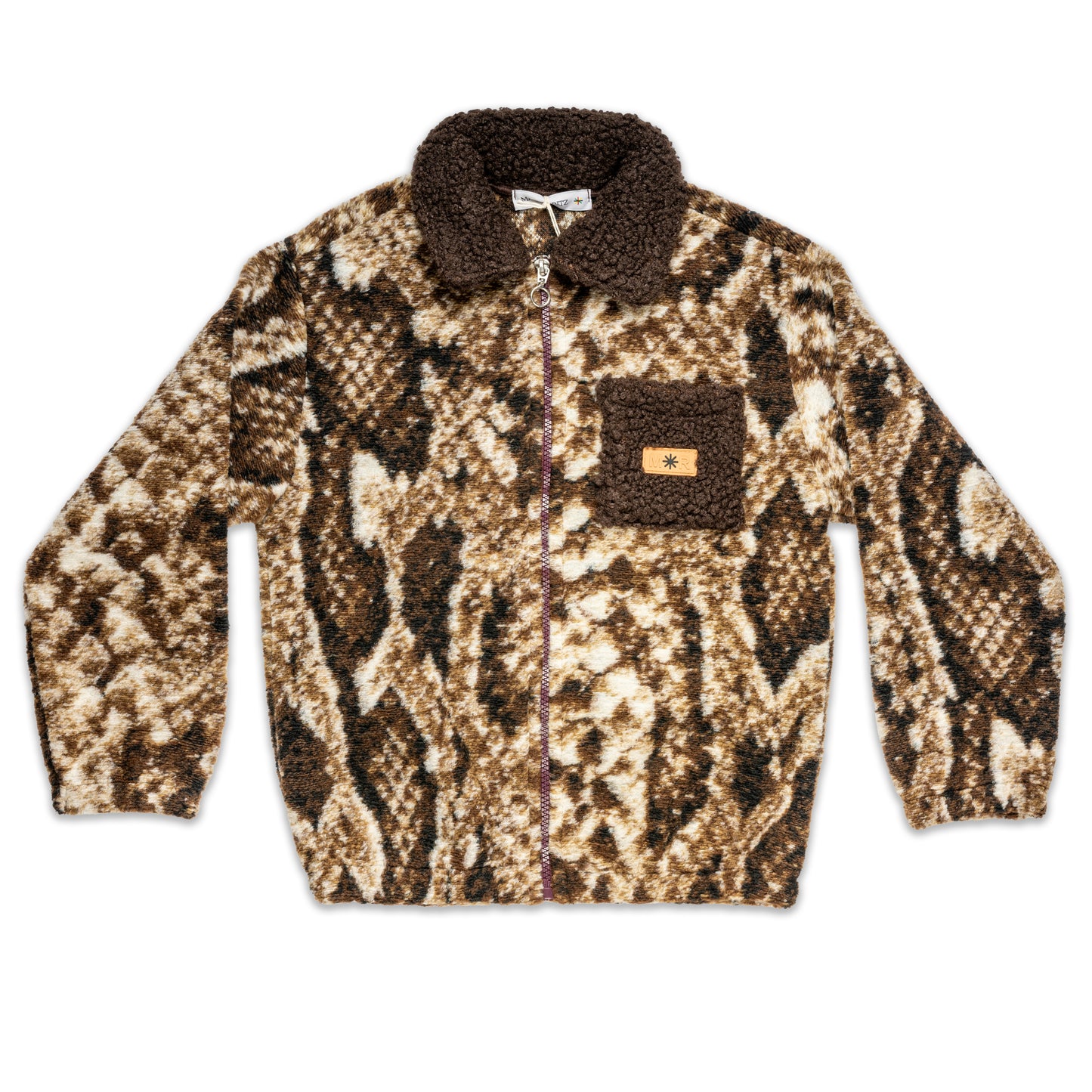 Boy Printed Teddy Jacket