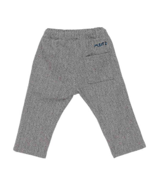 Boy Herringbone Drawstring Pants