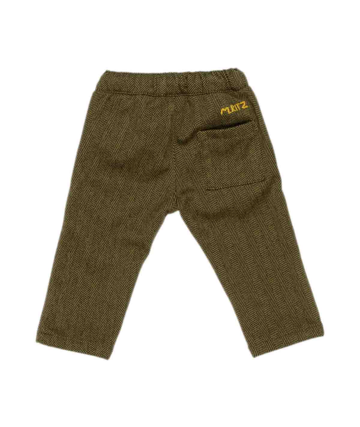 Boy Herringbone Drawstring Pants