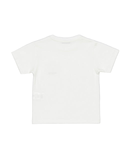 Boy White Logo T-Shirt Milk / 8Y