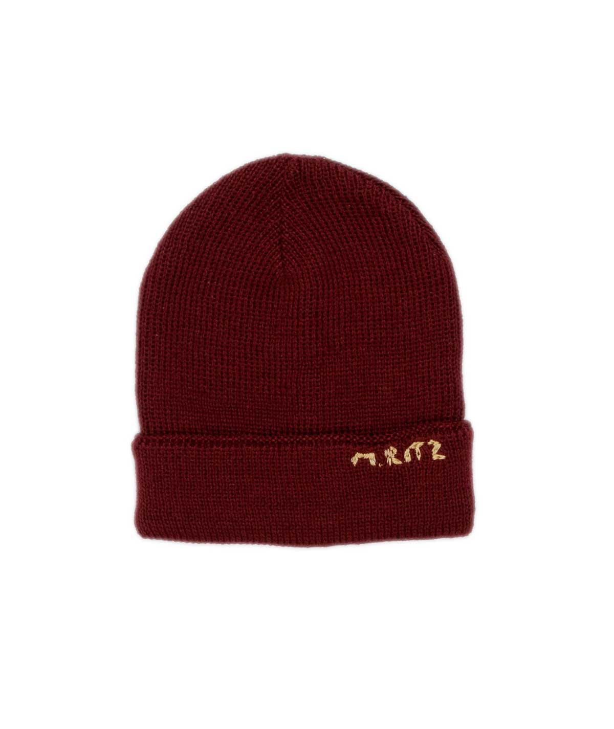Boy Knit Beanie with Logo Embroidery