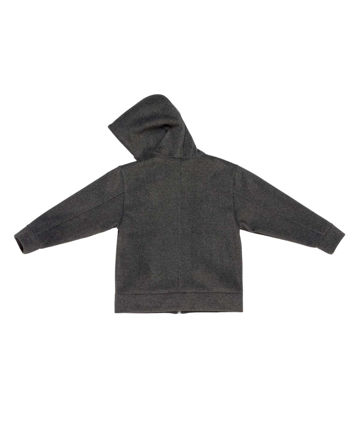 Boy Hooded Jacket with Long Sleeves Grey / 8Y