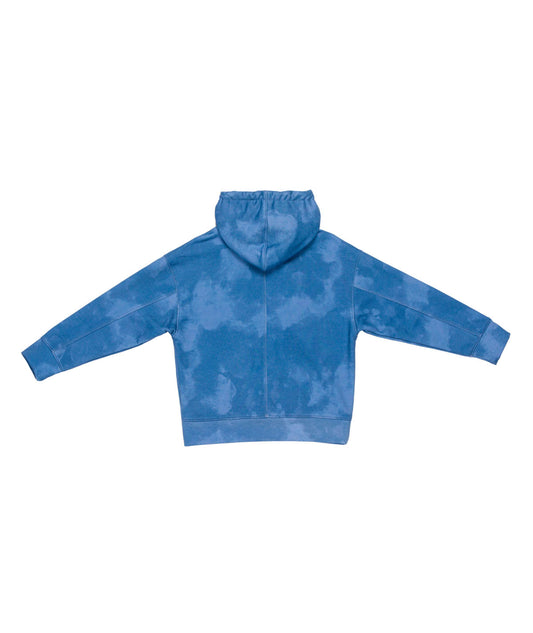 Boy Tie-Dye Hoodie with Kangaroo Pocket Grey / 8Y