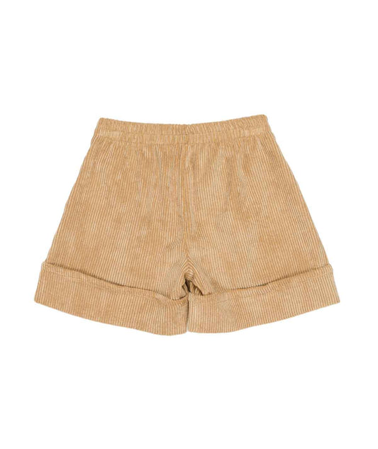 Girl Corduroy Shorts with Turn-Up Hem Moro / 7Y