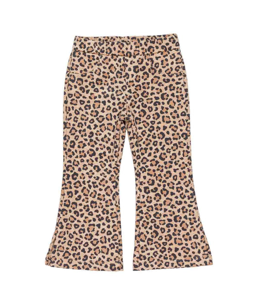 Girl Leopard Print Flared Pants Spotted / 7Y