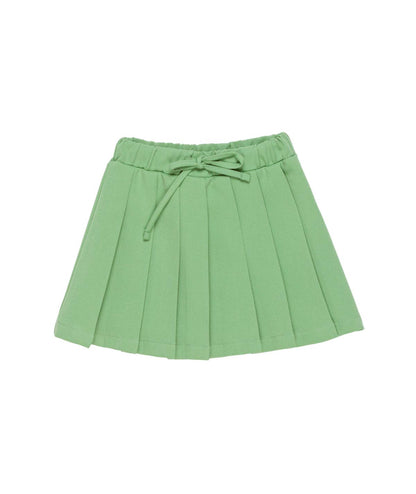 Girl Pleated Skirt with Drawstring Waist Sage / 7Y
