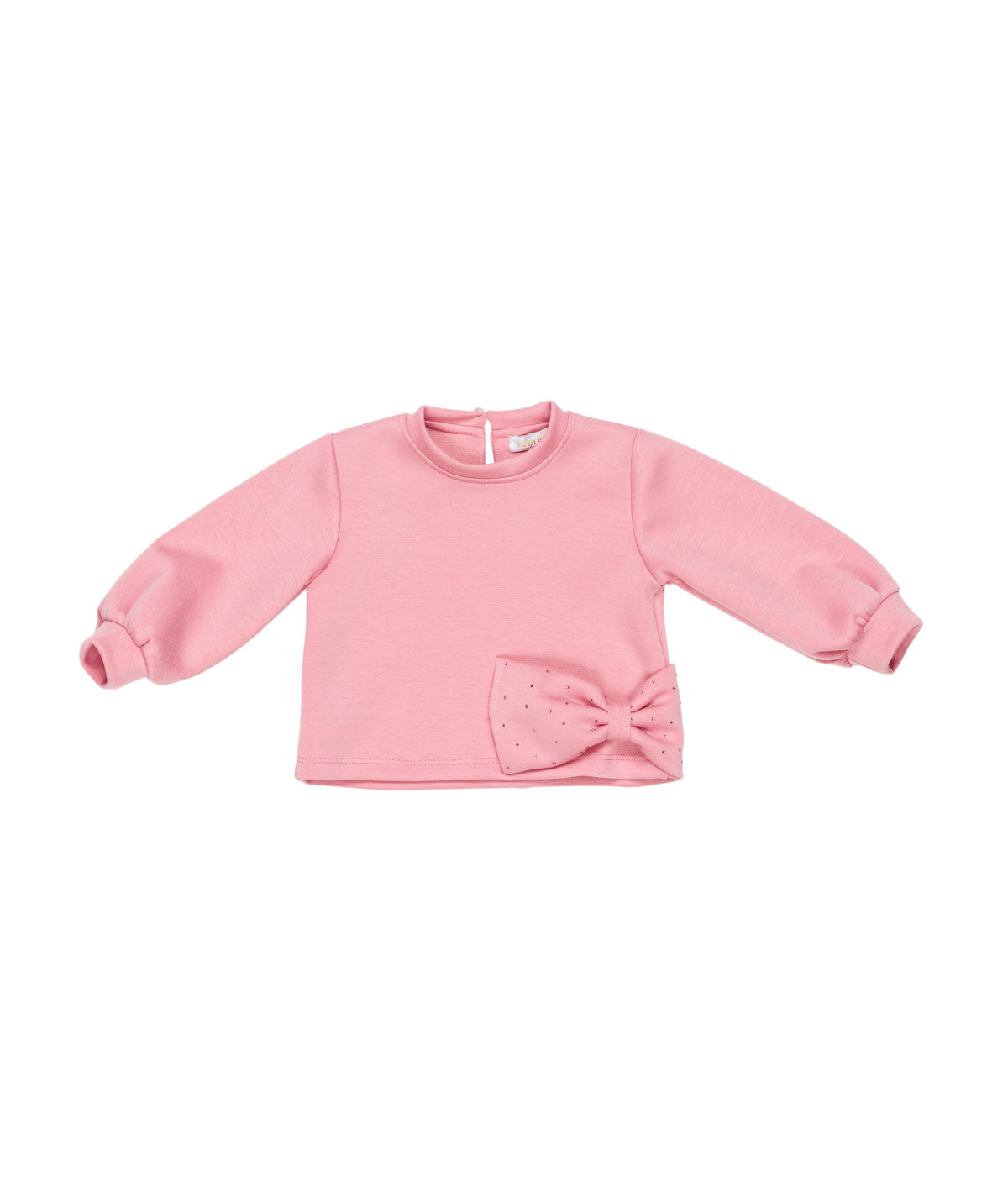 Girl Sweatshirt with Bow Detail Pink / 9M