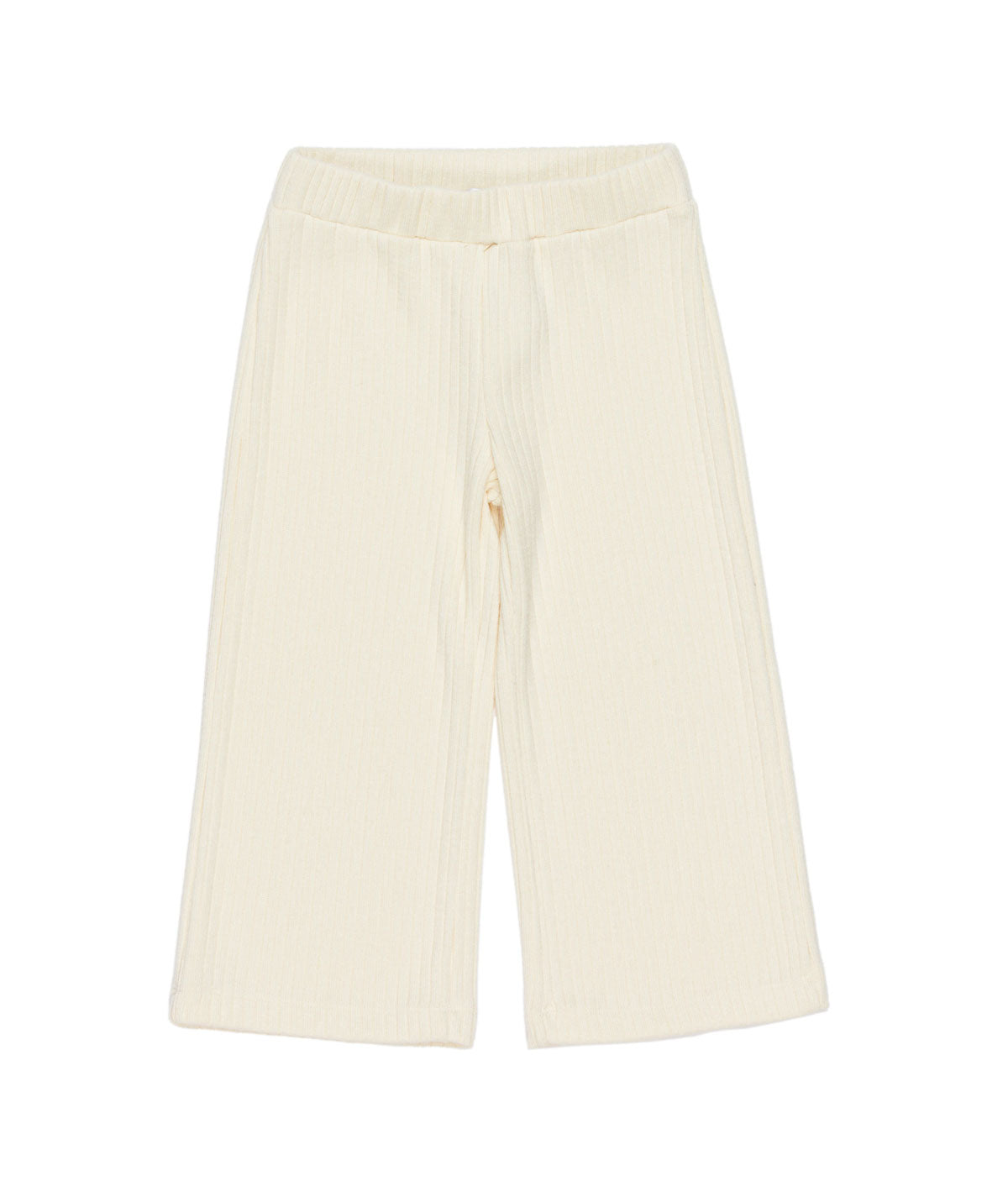 Girl Ribbed Knit Pants Off White / 7Y
