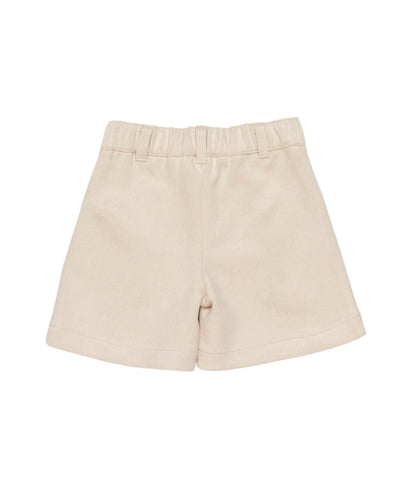 Girl Tailored Shorts with Button Closure Butter / 7Y