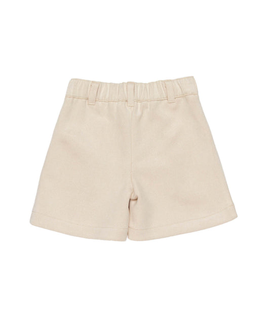 Girl Tailored Shorts with Button Closure Butter / 7Y