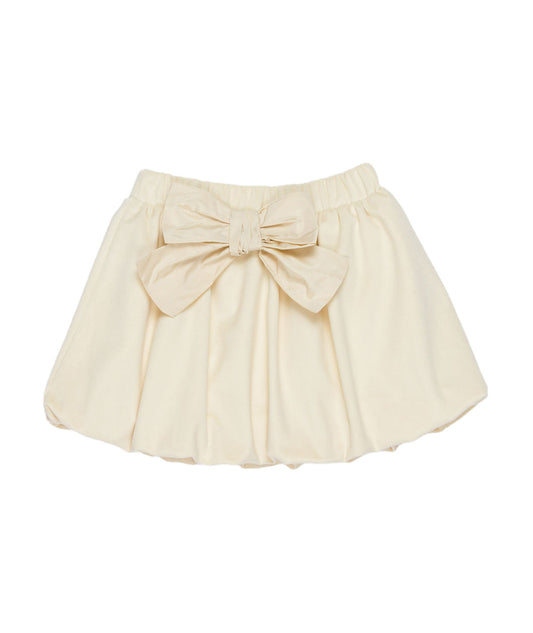 Girl Skirt with Bow Detail Butter / 7Y