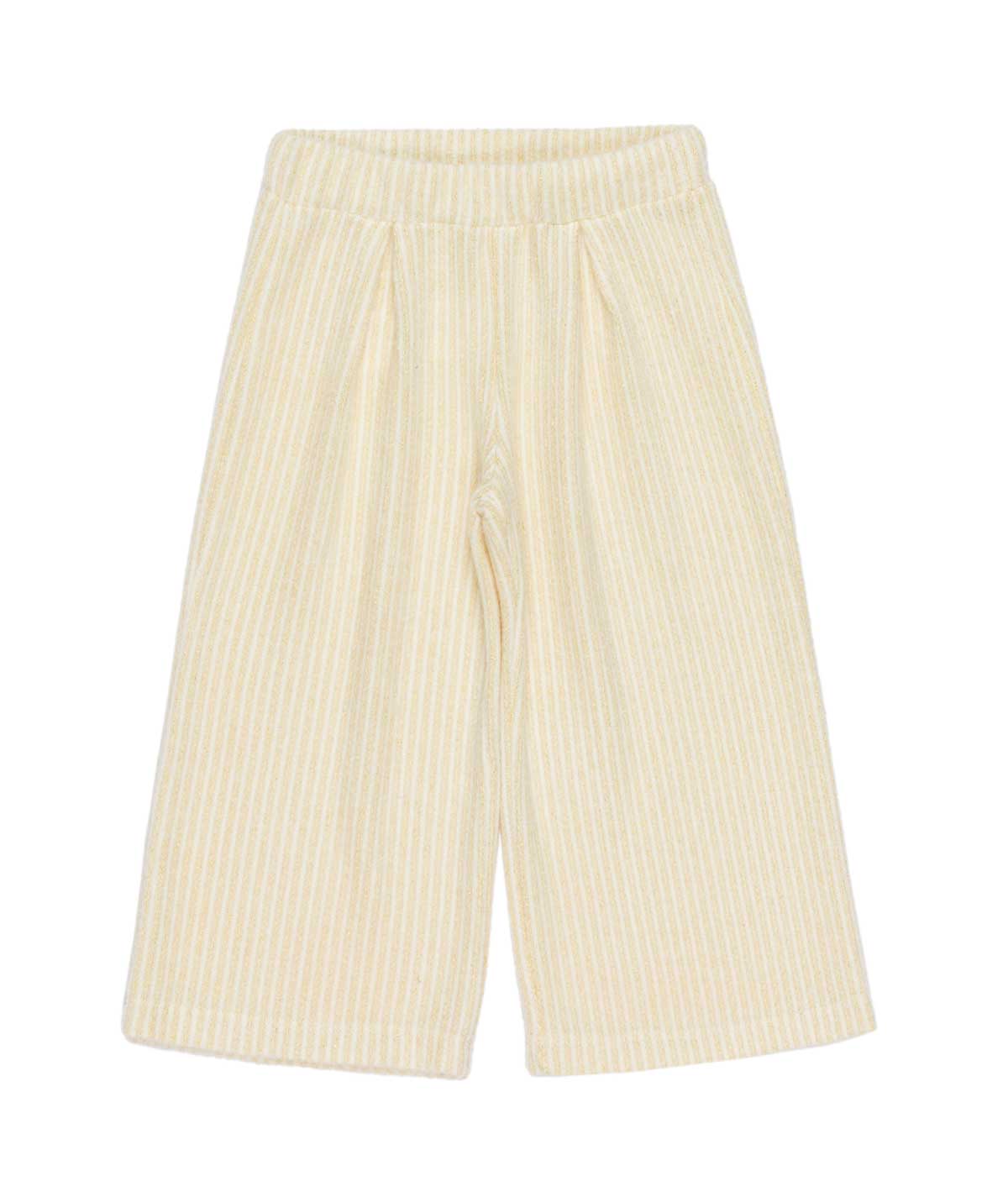 Girl Ribbed Knit Culotte Pants Butter / 7Y