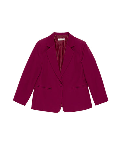 Girl Single-Breasted Blazer Plum / 8Y