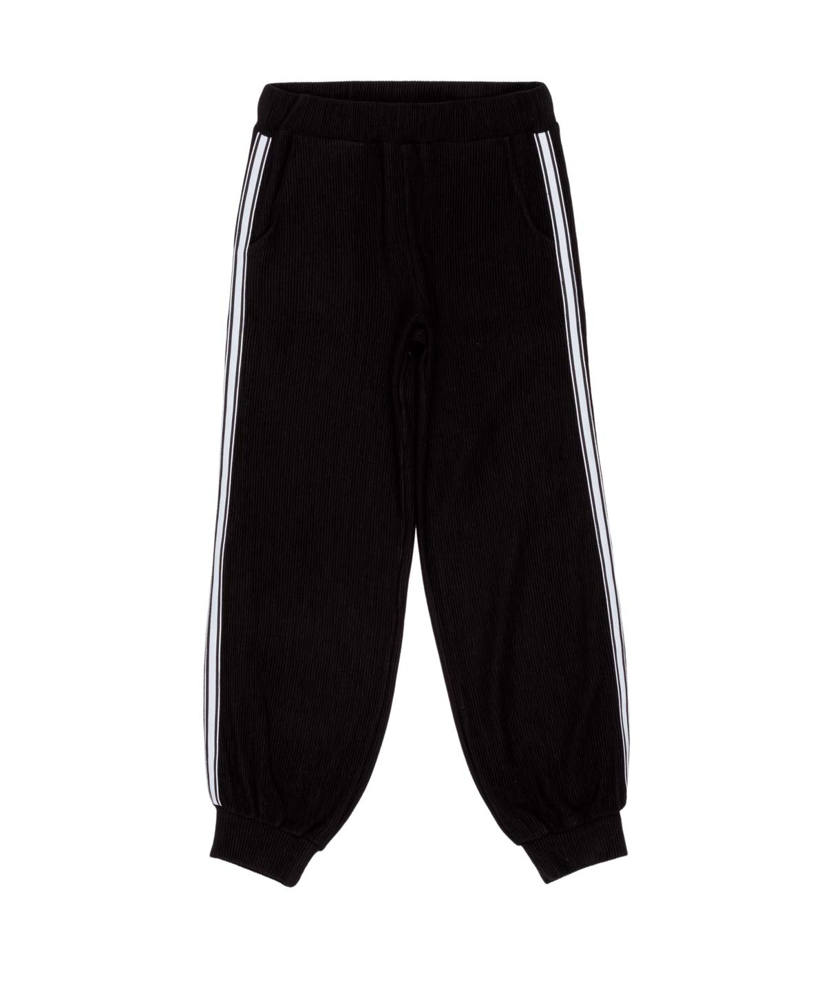 Girl Track Pants with Stripe Detail Plum / 8Y