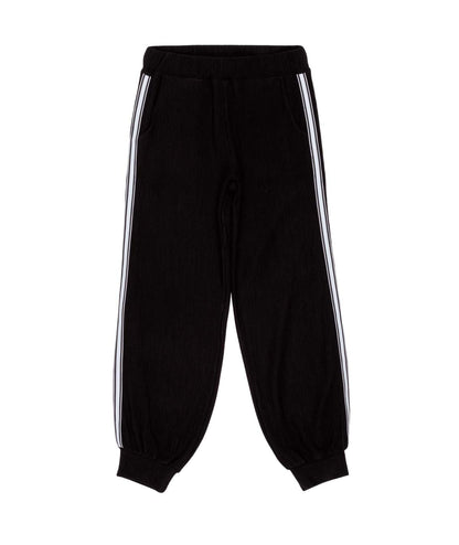 Girl Track Pants with Stripe Detail Plum / 8Y