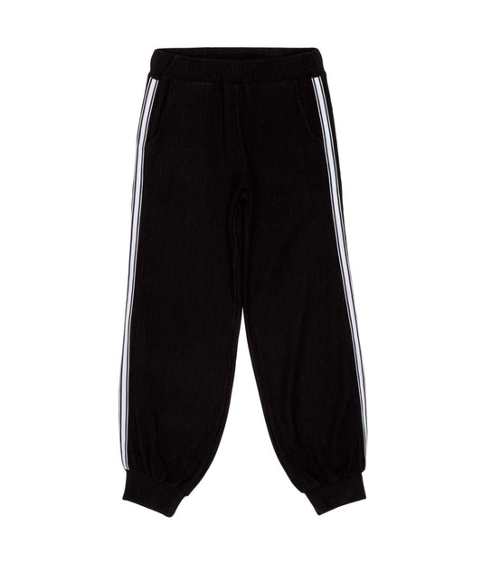 Girl Track Pants with Stripe Detail Plum / 8Y