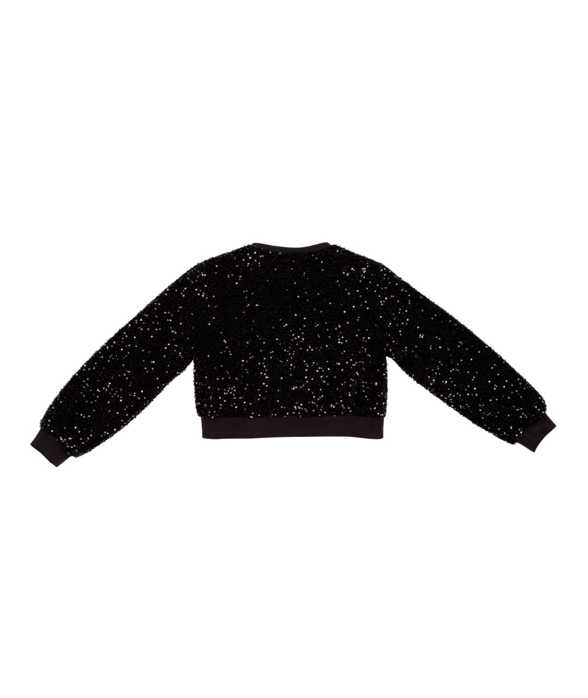 Girl Sequined Zip-Up Jacket Black / 8Y