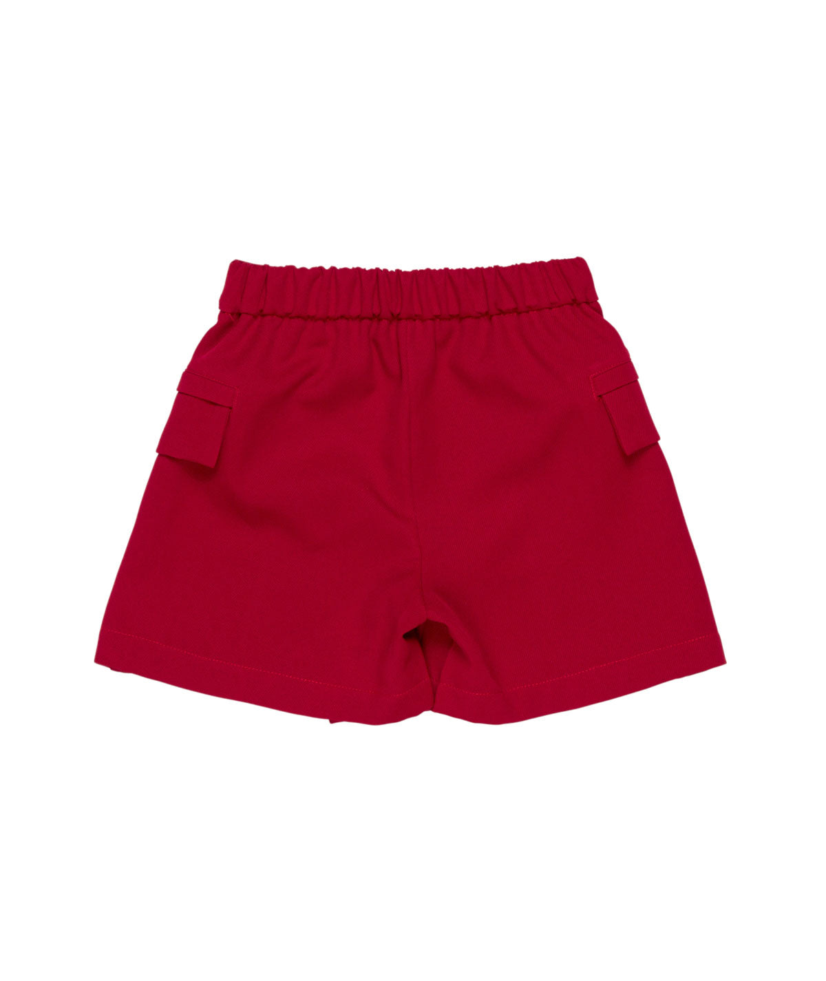 Girl Skort with Flap Pockets Black / 8Y