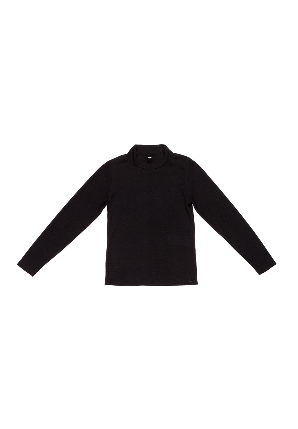 Girl Classic Black Turtleneck Top Off White / 8Y