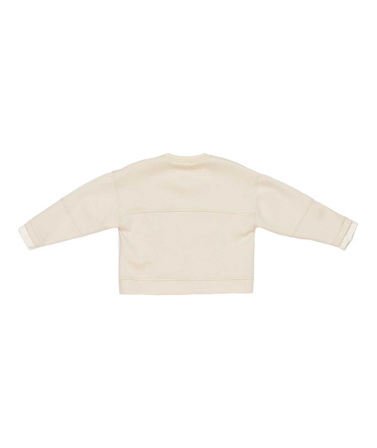 Girl Relaxed Fit Cream Sweatshirt Black / 8Y