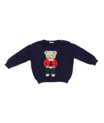 Classic Navy Baby Sweater Blue / 9M