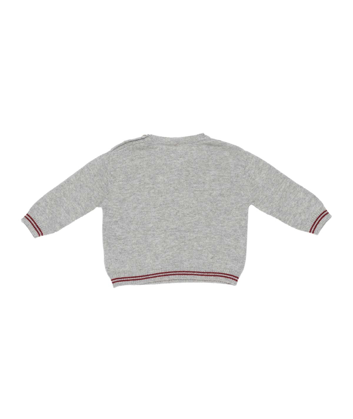 Baby Knit Sweater Melange Gray / 9M