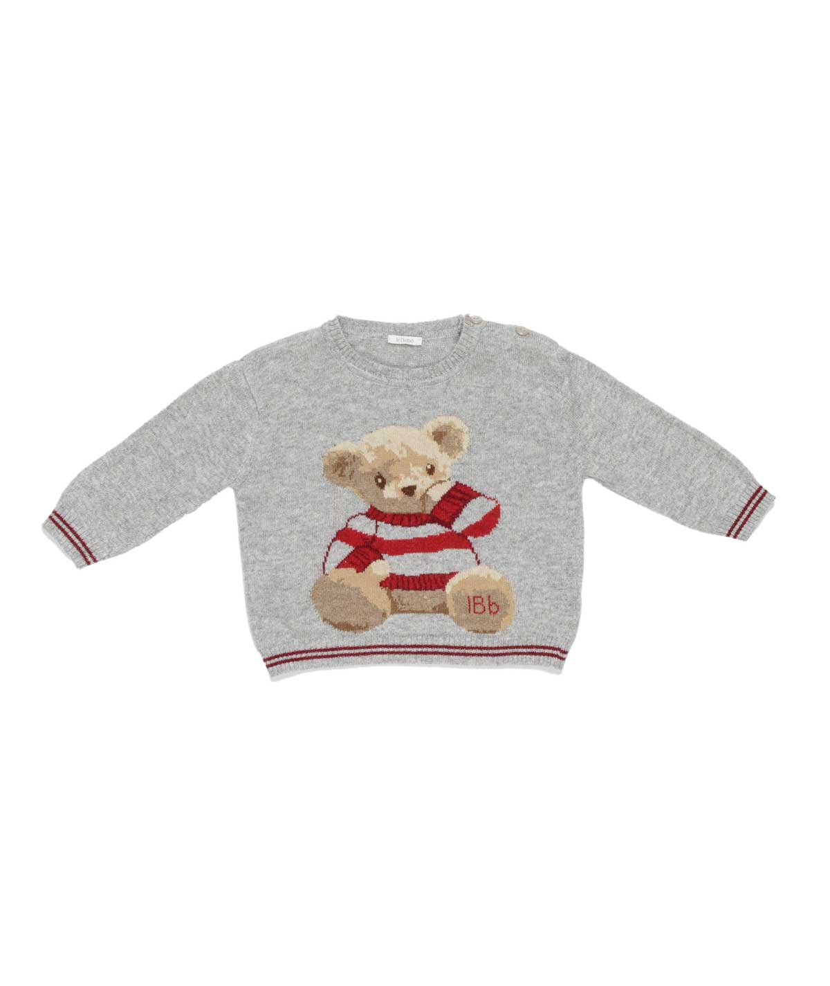 Baby Knit Sweater Melange Gray / 9M