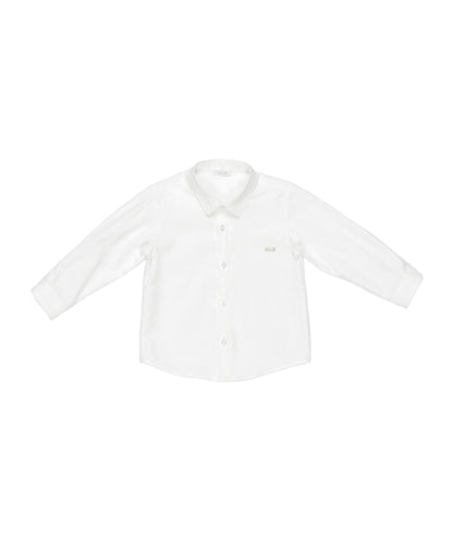 Baby Boy White Classic Shirt Off White / 9M