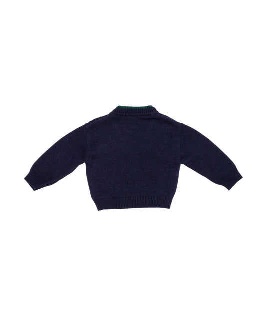 Baby Boy Cable Knit Cardigan Ð Navy Blue Blue / 9M