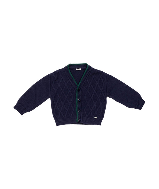 Baby Boy Cable Knit Cardigan Ð Navy Blue Blue / 9M