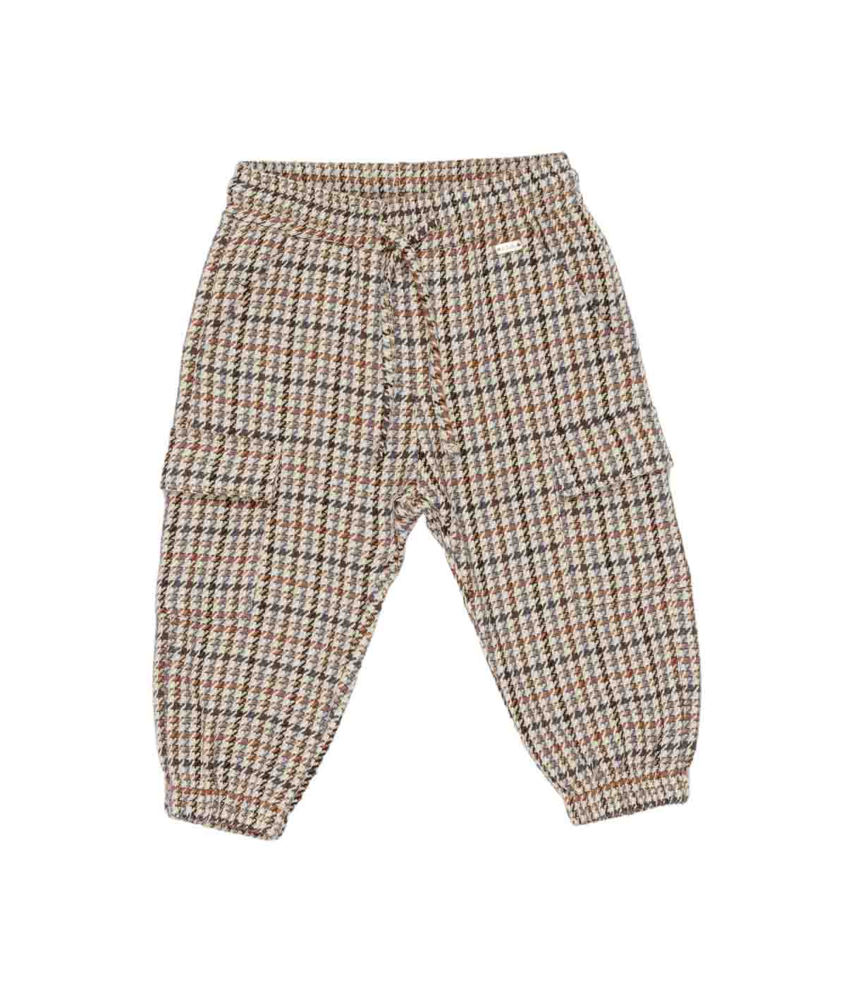 Houndstooth Cargo Pants Camel Pied De Poule / 9M