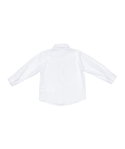 Baby Boy White Cotton Shirt White / 9M