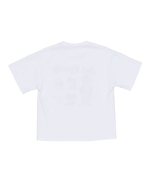 Lulu GirlGraphic T-Shirt with Bear Print White / 8Y