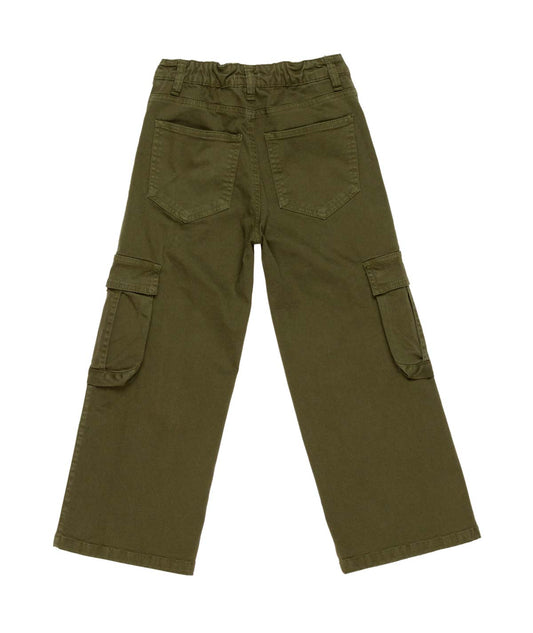 Cargo Pants with Flap Pockets Green / 8Y