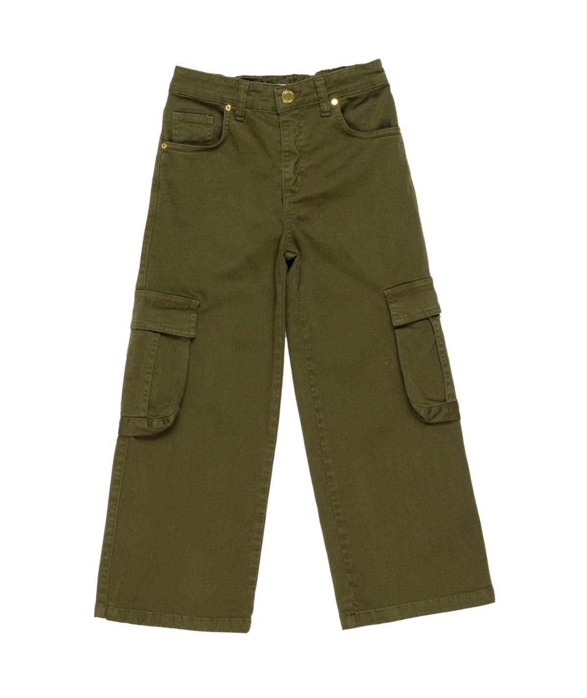 Cargo Pants with Flap Pockets Green / 8Y
