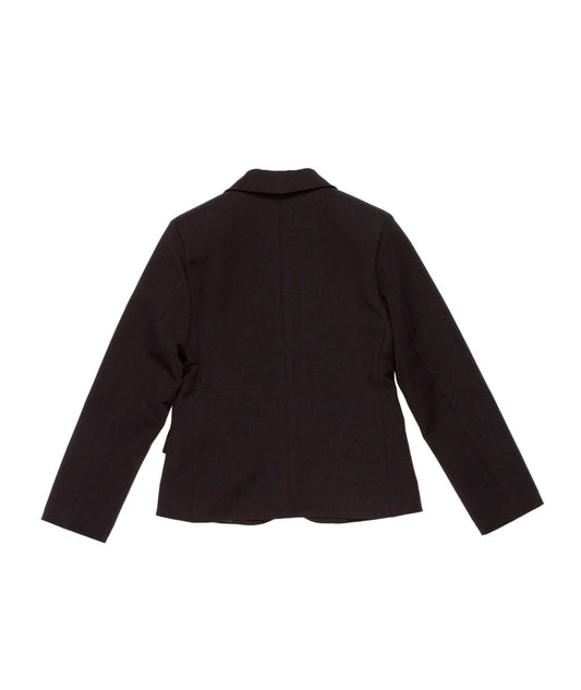 Tailored Blazer with Single Button Black / 8Y