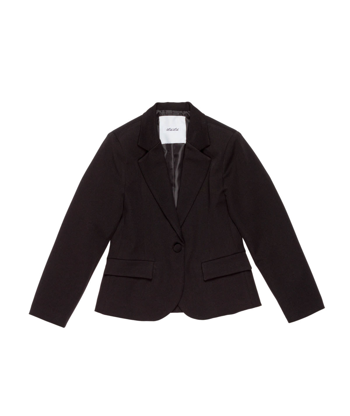 Tailored Blazer with Single Button Black / 8Y