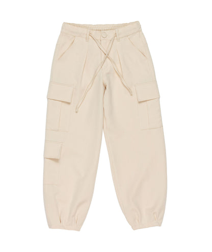 Cargo Jogger Pants with Pockets Black / 8Y