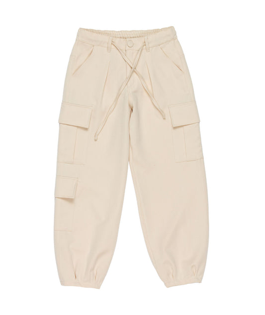 Cargo Jogger Pants with Pockets Black / 8Y