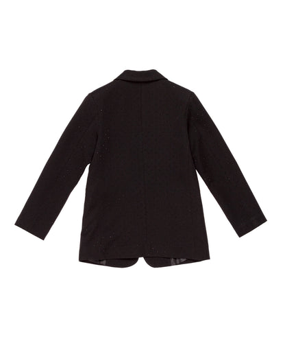 Tailored Blazer with Sparkle Detail Black / 8Y