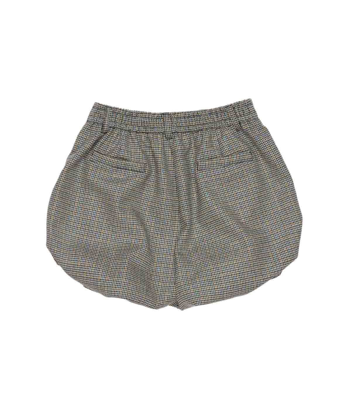 Checked Balloon Shorts Brown / 8Y