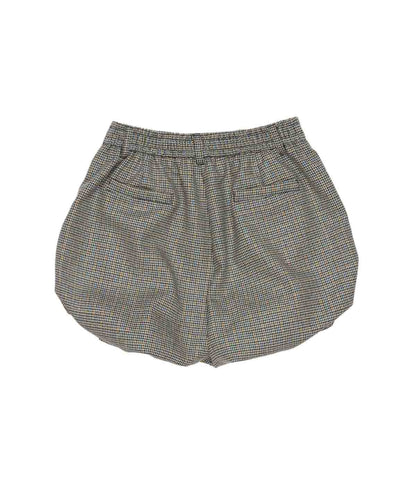 Checked Balloon Shorts Brown / 8Y