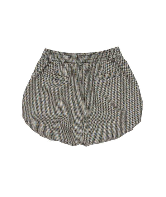 Checked Balloon Shorts Brown / 8Y