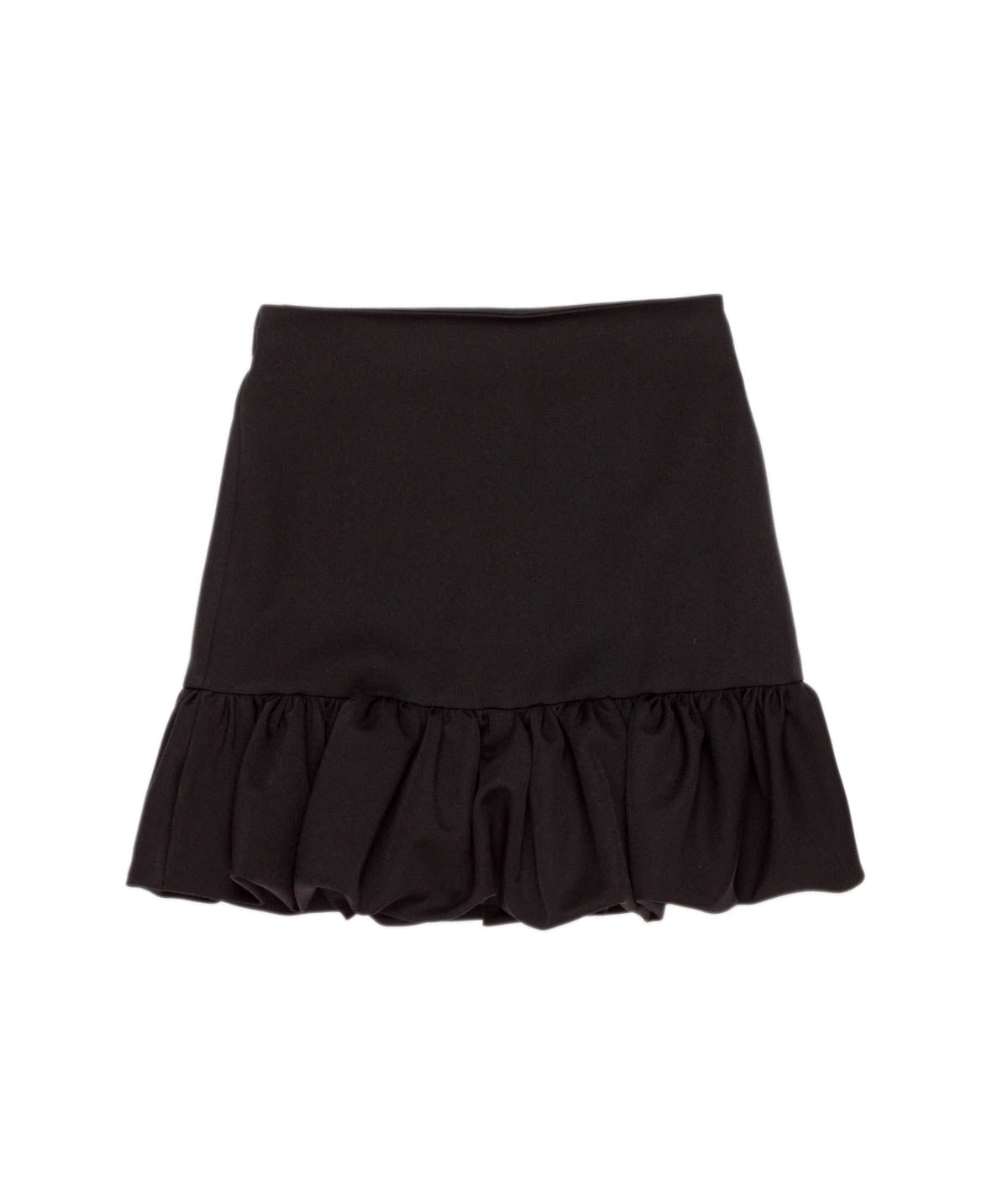 Ruffle Hem Skirt Black / 8Y